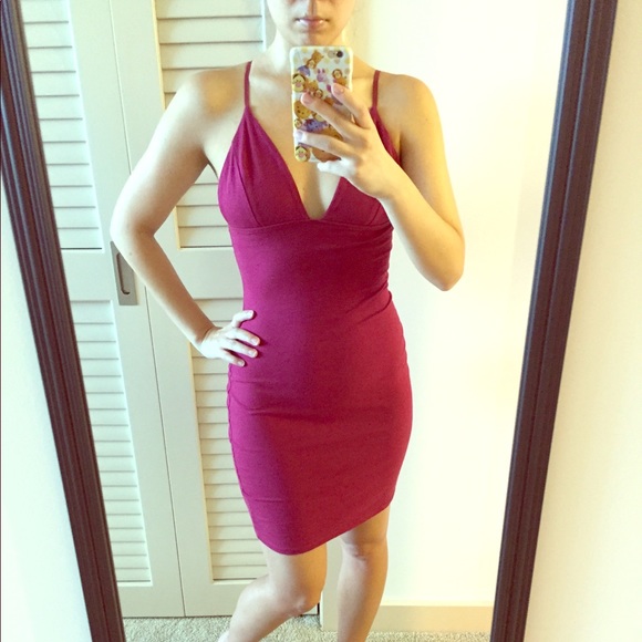 Cranberry Party Dress
